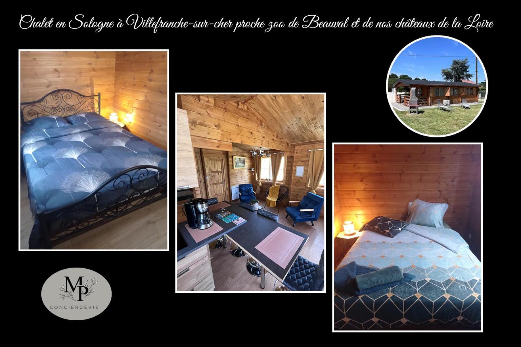 Chalet En Sologne A Villefranche Sur Cher מראה חיצוני תמונה